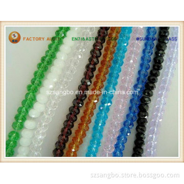 Crystal Flat Bead/ Roundel Crystal Bead (S041)
